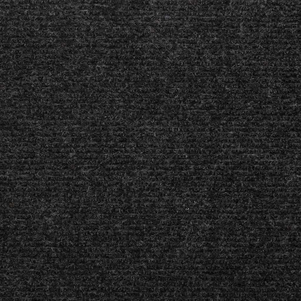 Stair Mats Self-Adhesive 10 pcs Black 56x17x3 cm