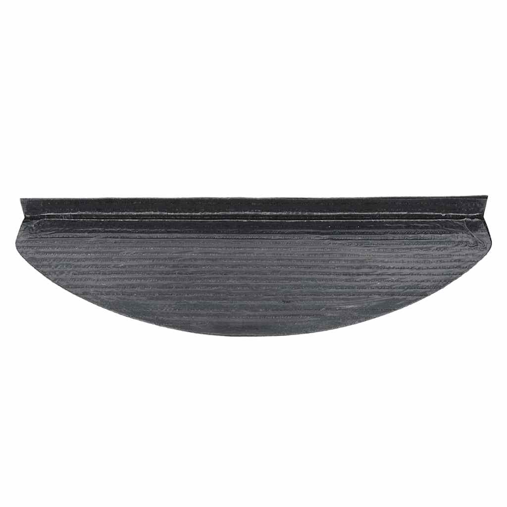 Stair Treads Self-Adhesive 10 pcs Black 65x22.5x3.5 cm