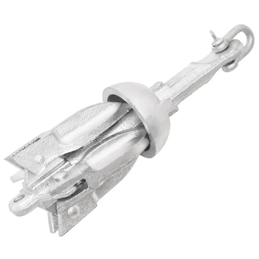 Klappanker Silber 0,7 kg Feuerverzinktes Gusseisen