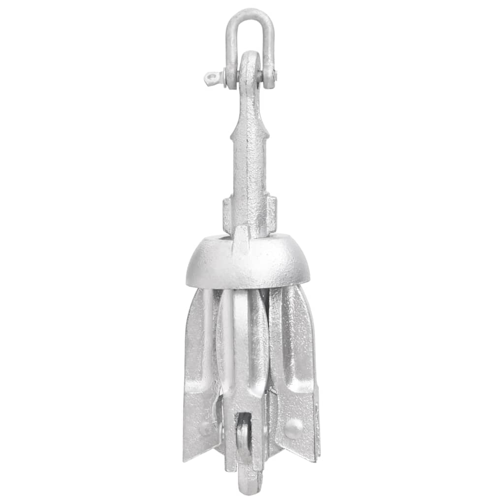Klappanker Silber 0,7 kg Feuerverzinktes Gusseisen