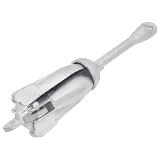 Klappanker Silber 6 kg Feuerverzinktes Gusseisen