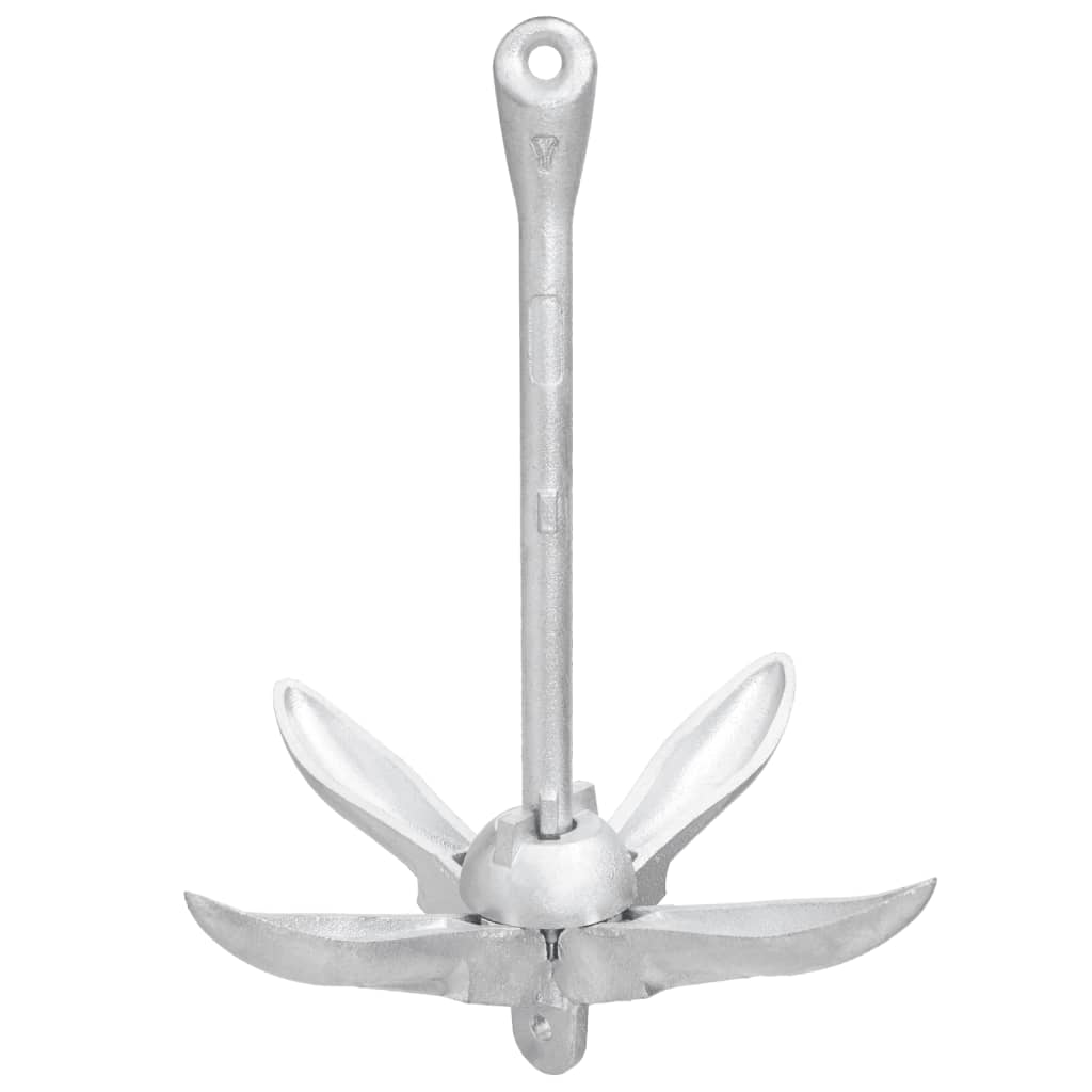 Klappanker Silber 6 kg Feuerverzinktes Gusseisen