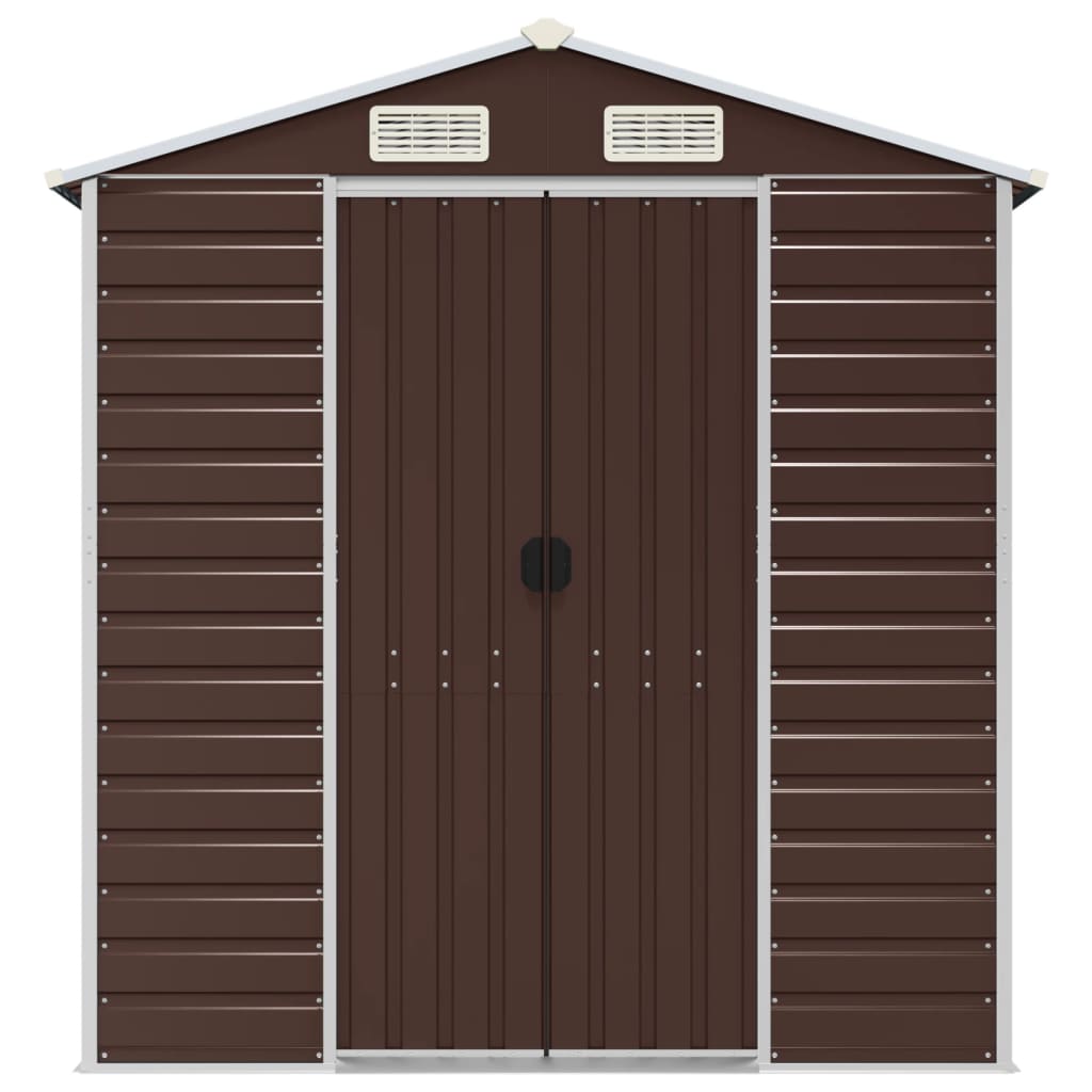 Gartenhaus Braun 191 x 300 x 198 cm Verzinkter Stahl