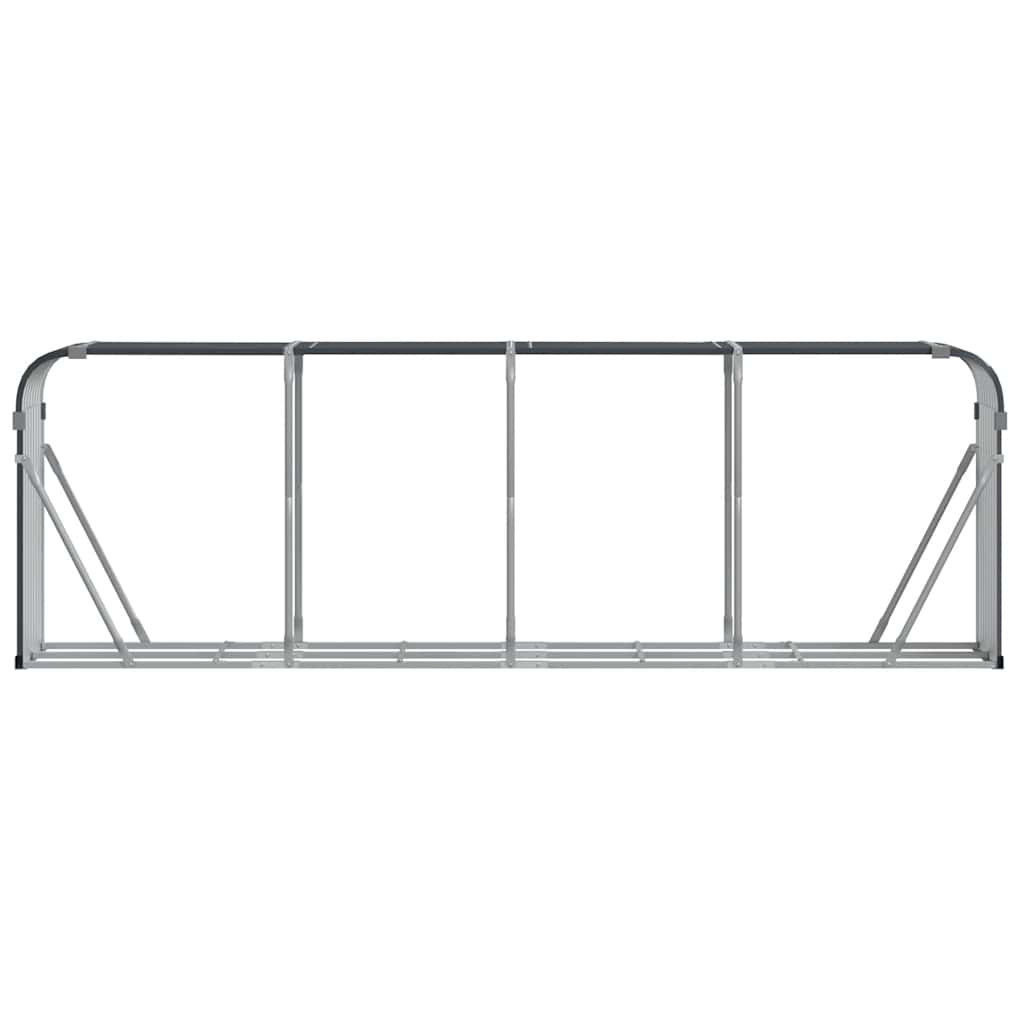 Kaminholzunterstand Anthrazit 300x45x100 cm Verzinkter Stahl