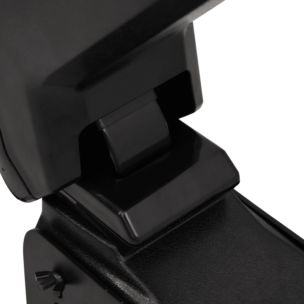 Accoudoir de voiture universel noir 14x30x(32-48,5) cm ABS