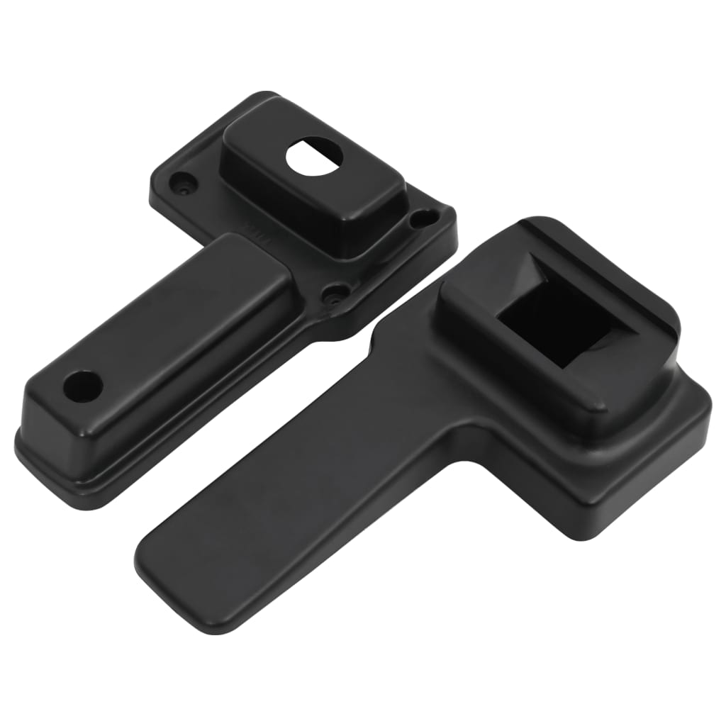 Accoudoir voiture noir 14,5x32x(27-46) cm ABS