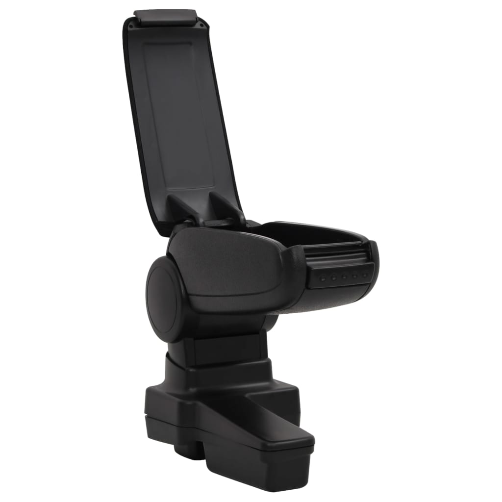 Accoudoir voiture noir 14,5x32x(27-46) cm ABS