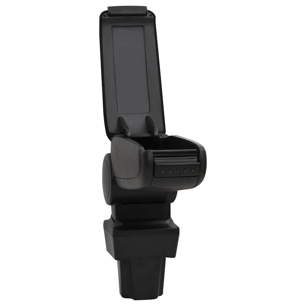 Accoudoir voiture noir 11,5x32x(30-50) cm ABS