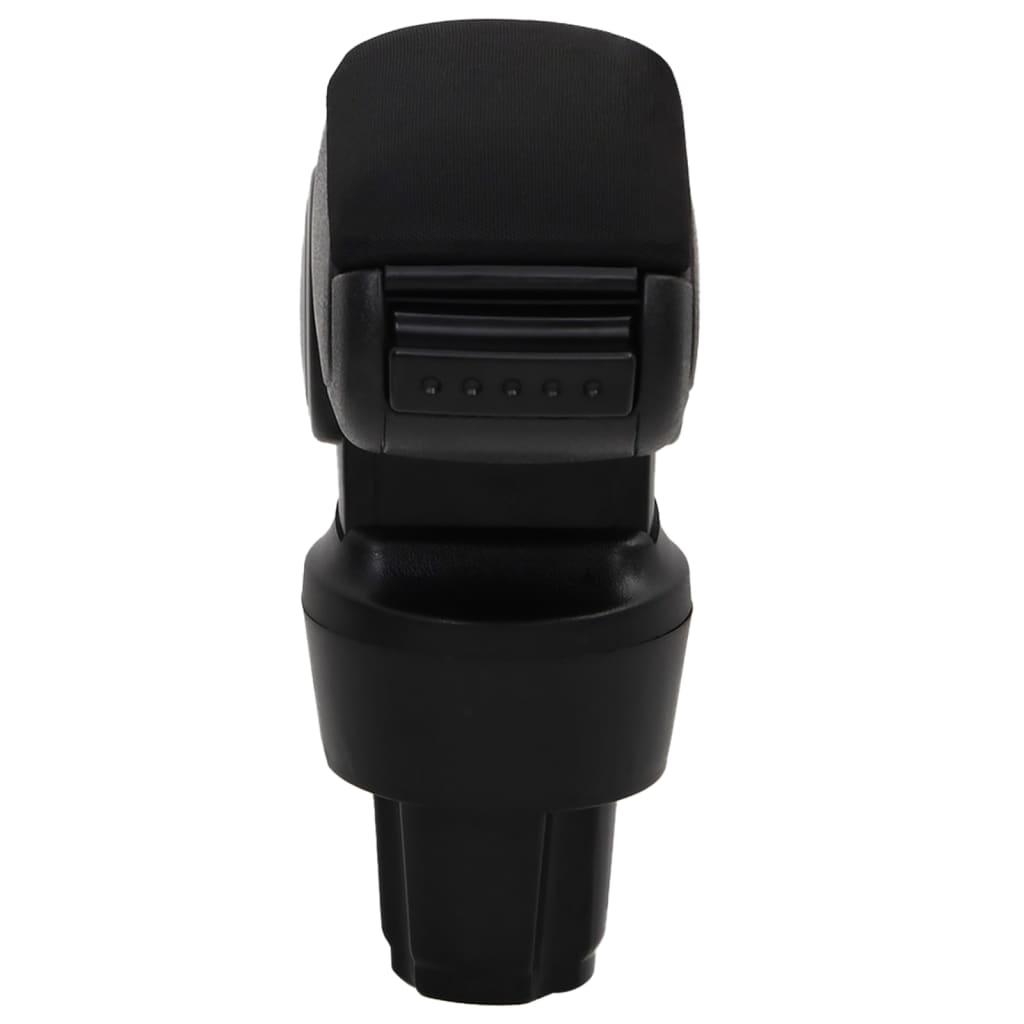 Accoudoir de voiture noir 13x33x(33-49) cm ABS