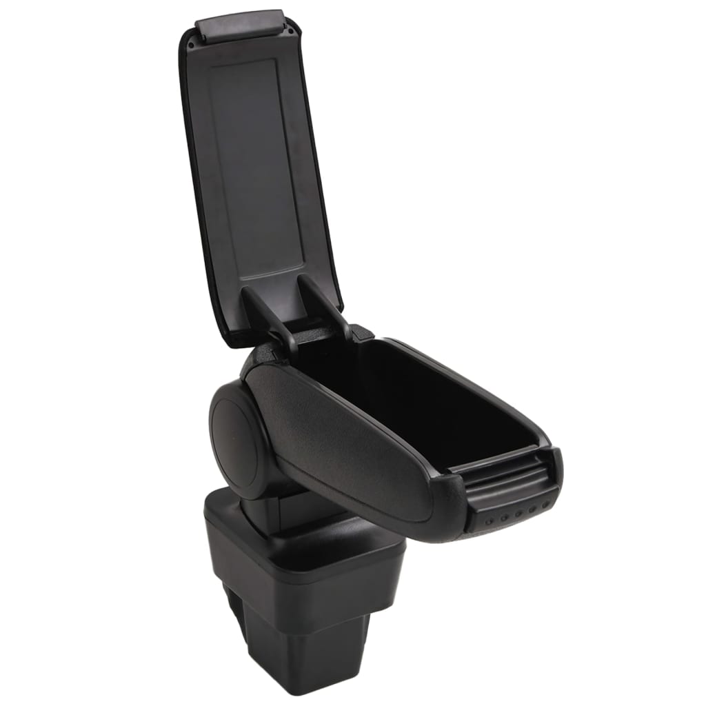Accoudoir de voiture noir 13x34x(33-46) cm ABS
