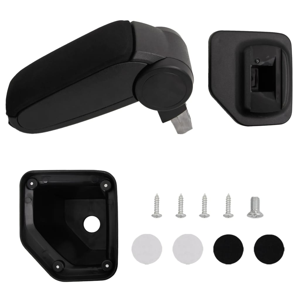 Accoudoir de voiture Noir 15x32x(40-52) cm ABS