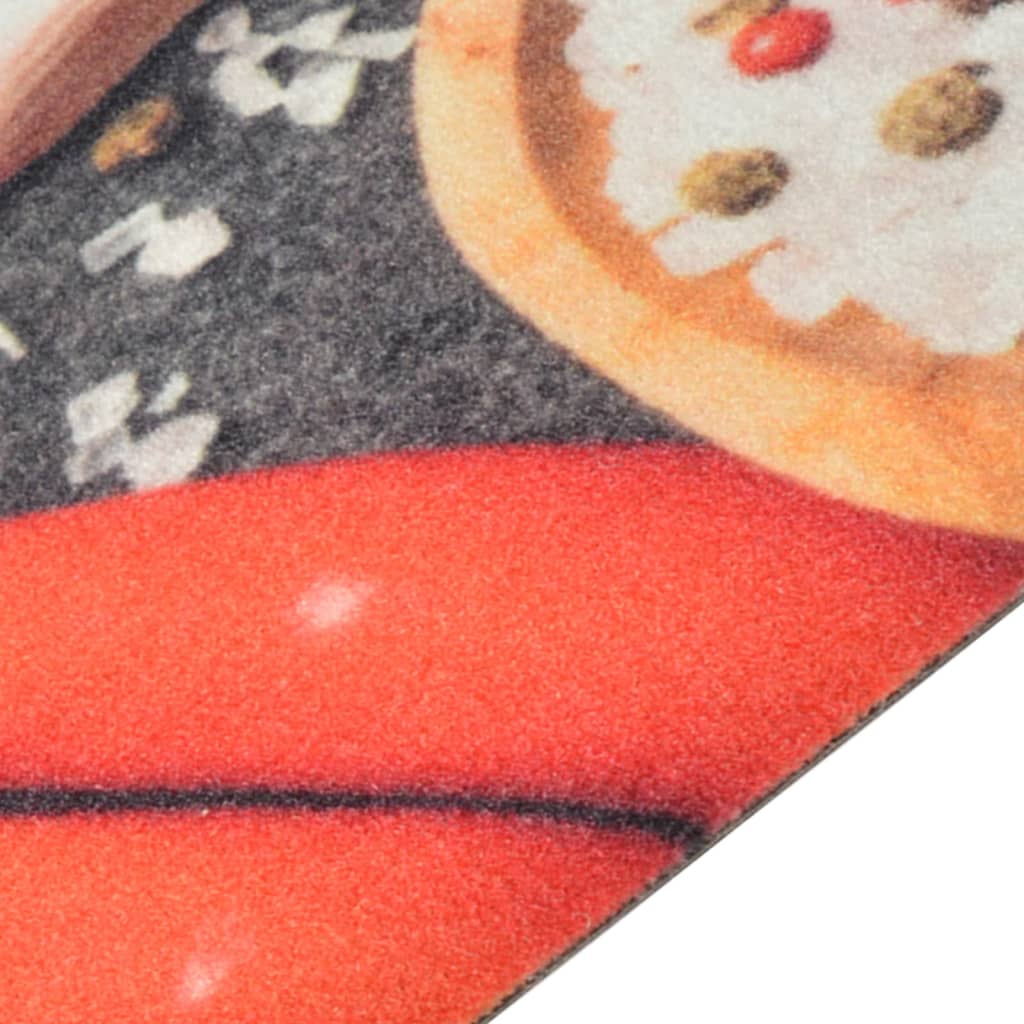 Washable Kitchen Runner Vegetable 60x180 cm Velvet