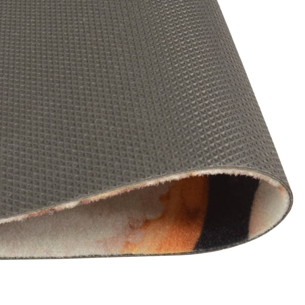 Washable Kitchen Runner Vegetable 60x180 cm Velvet