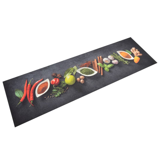 Kitchen Runner Washable Spices 45x150 cm Velvet