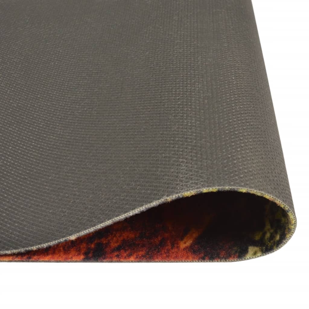 Washable Kitchen Rug Spoons & Spices 60x300 cm Velvet