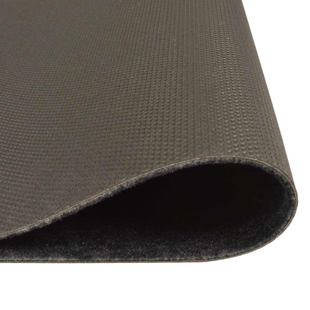 Washable Kitchen Rug Cooking Black 60x180 cm Velvet