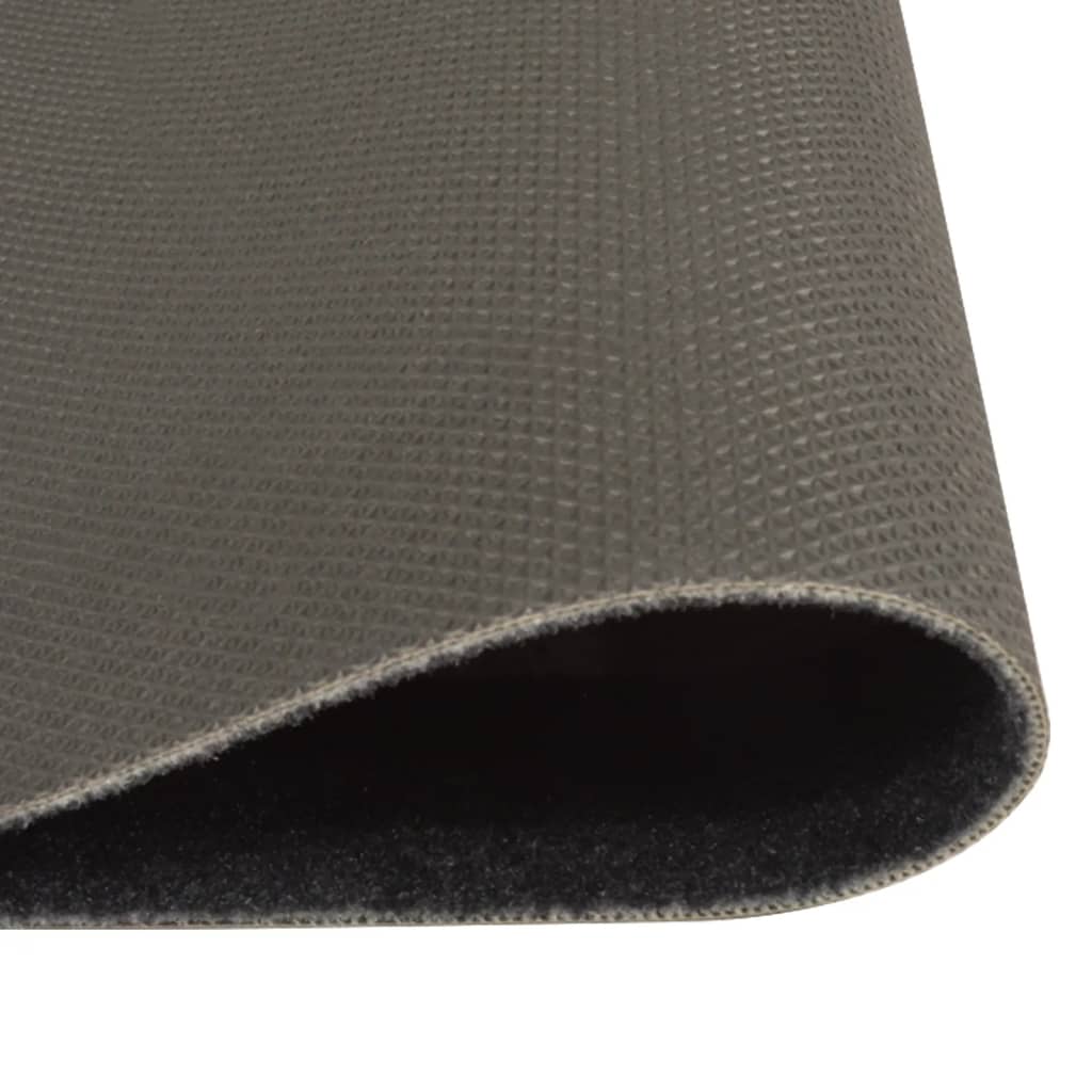 Washable Kitchen Runner Coffee Black 60x180 cm Velvet