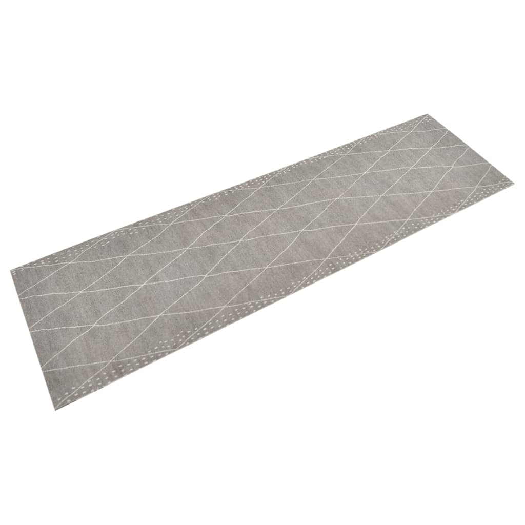Washable Kitchen Runner Diamond 45x150 cm Velvet