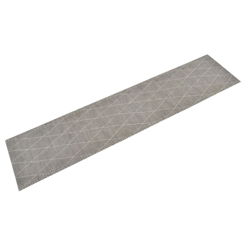 Washable Kitchen Runner Diamond 60x300 cm Velvet