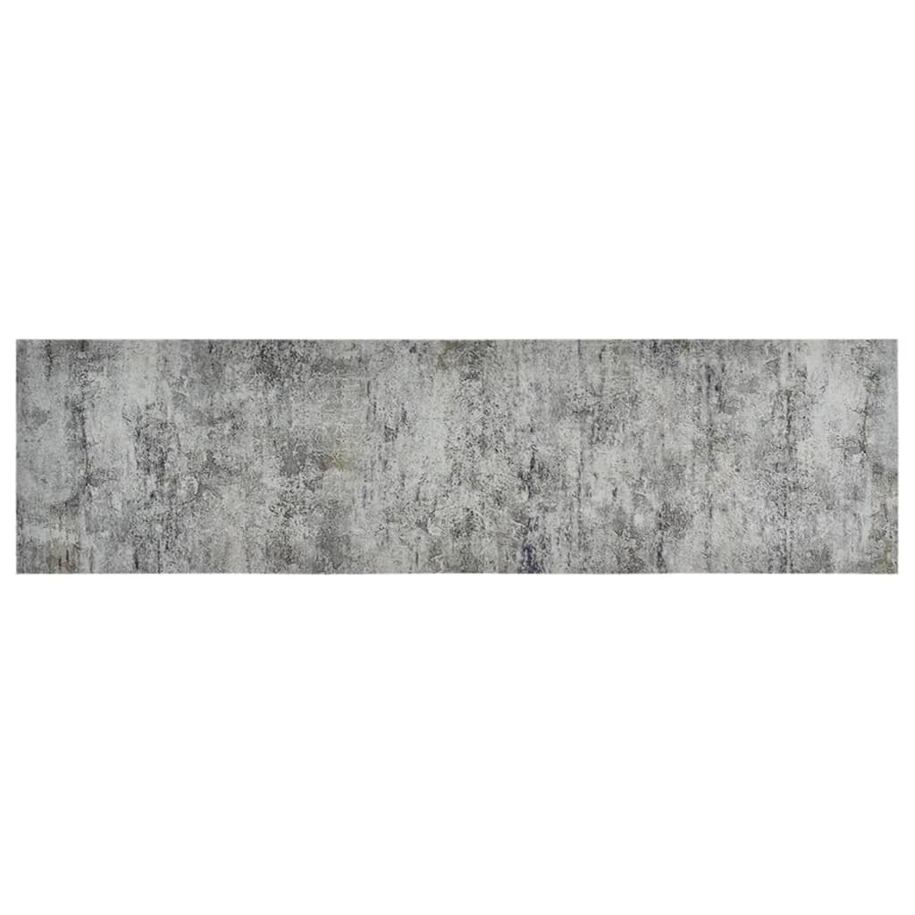 Washable Kitchen Runner Concrete 45x150 cm Velvet