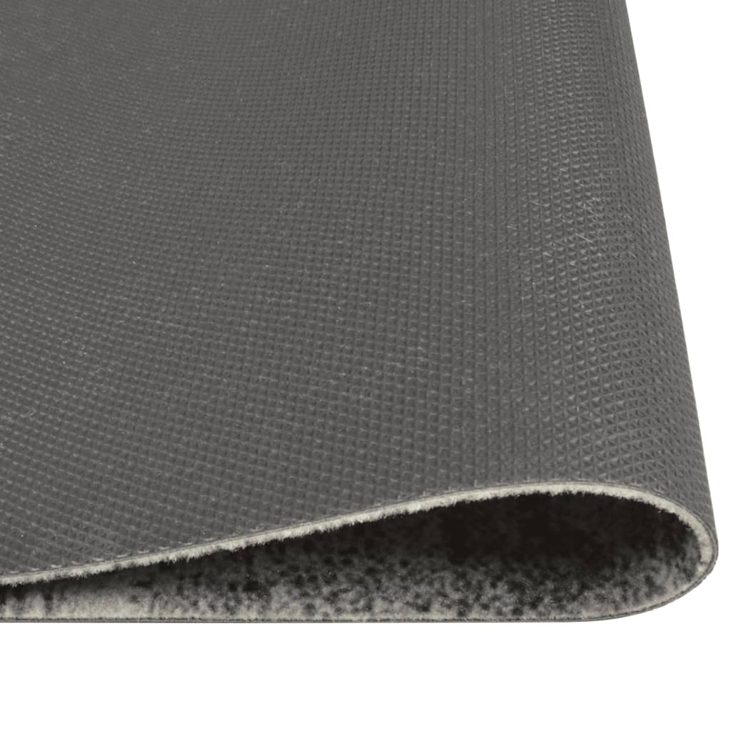 Washable Kitchen Runner Concrete 45x150 cm Velvet