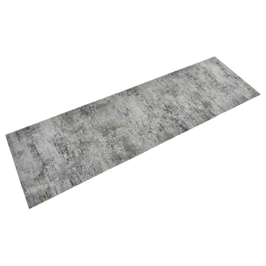 Washable Kitchen Rug Concrete 60x180 cm Velvet