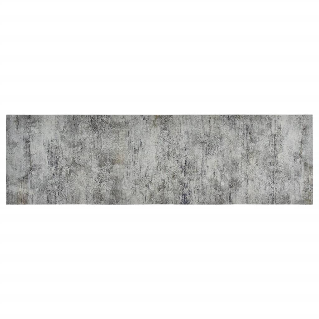 Washable Kitchen Rug Concrete 60x180 cm Velvet