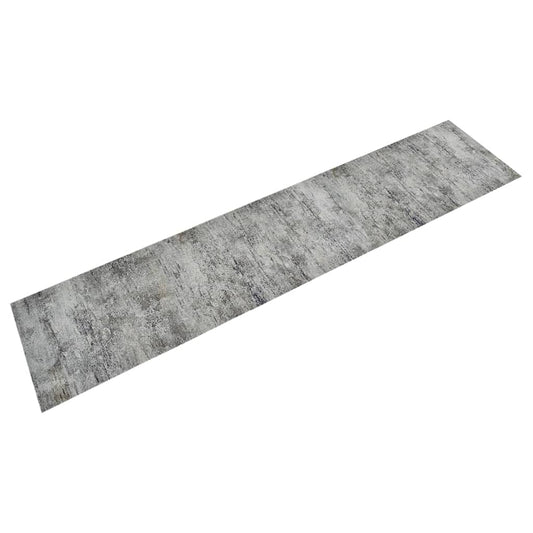 Washable Kitchen Rug Concrete 60x300 cm Velvet