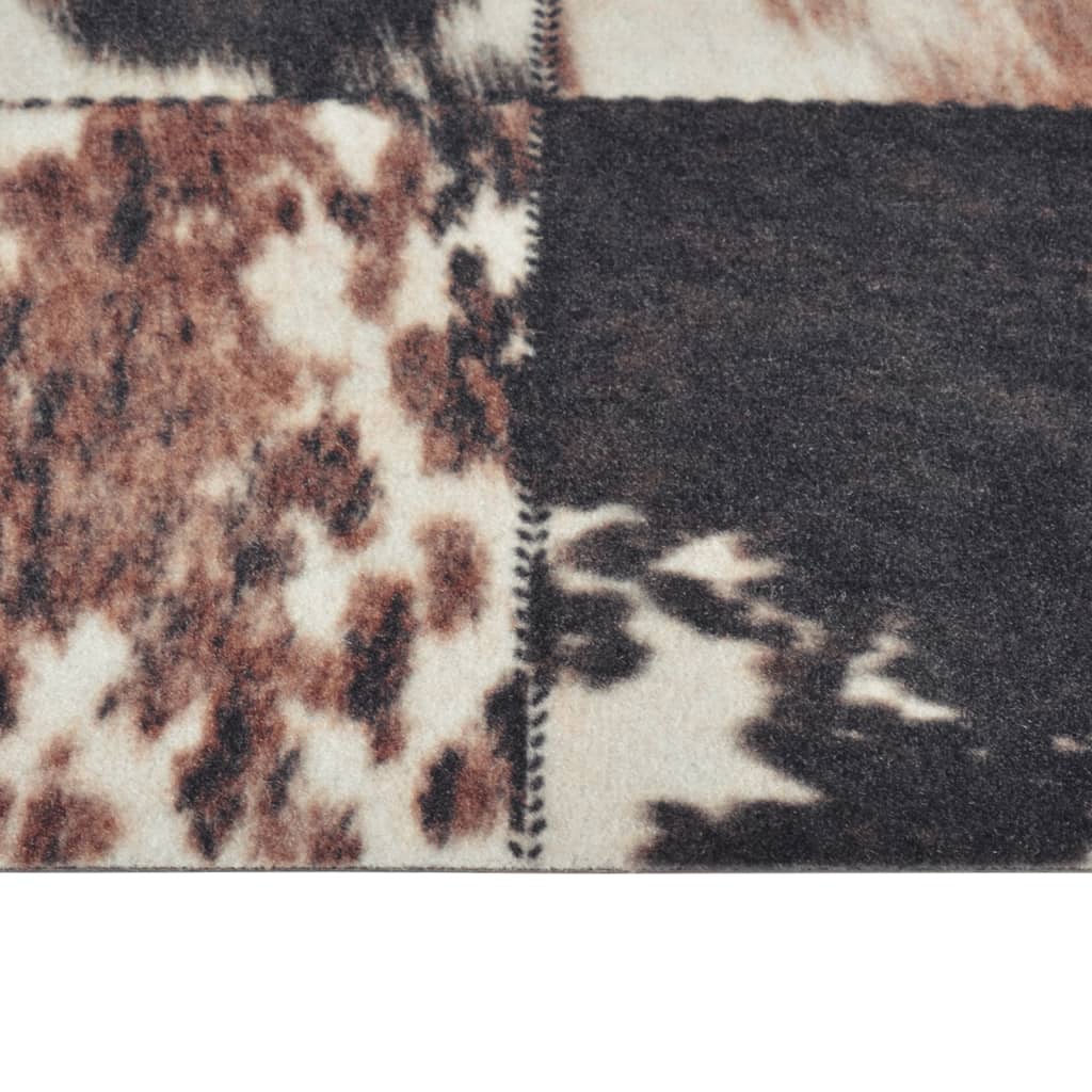 Washable Kitchen Rug Animal Fur 45x150 cm Velvet
