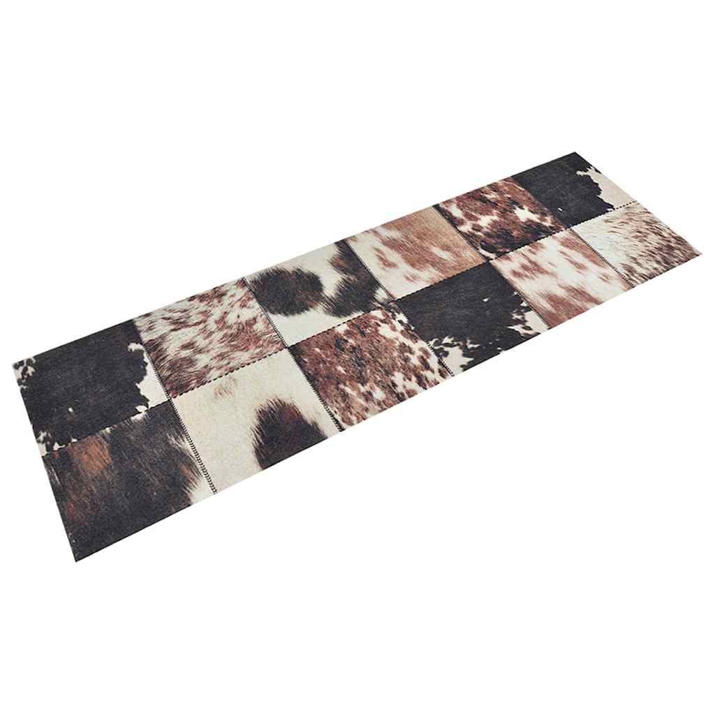 Washable Kitchen Runner Animal Print 60x180 cm Velvet