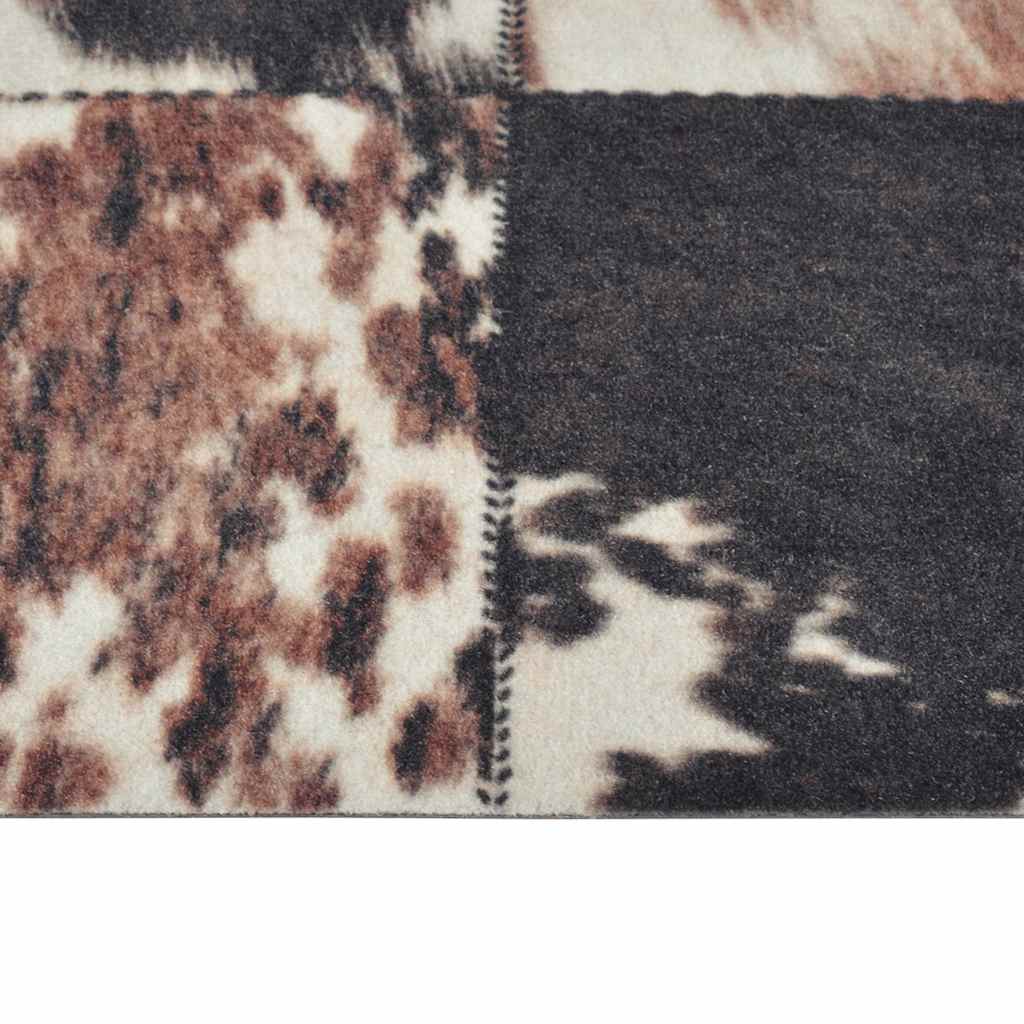 Washable Kitchen Runner Animal Print 60x180 cm Velvet