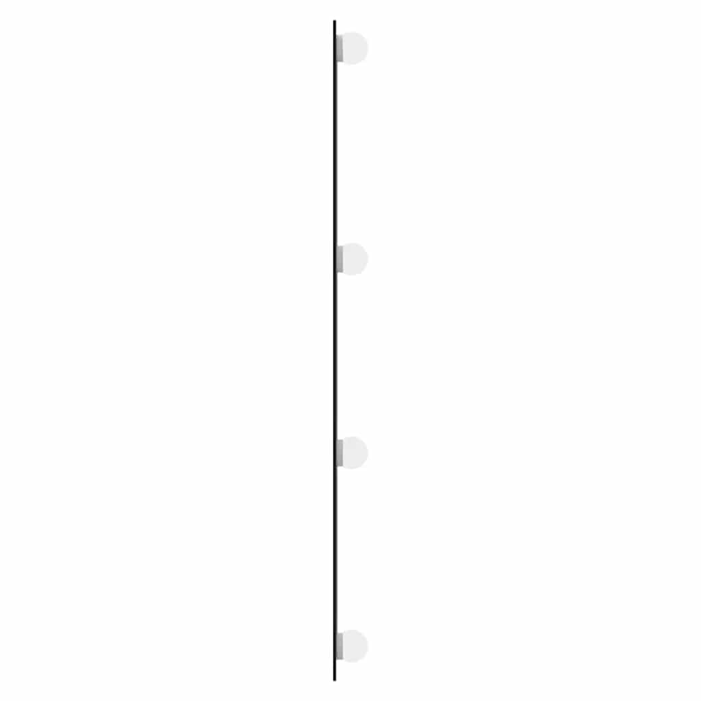 Wall Mirror with LED Lights 40x80 cm Glass Rectangular