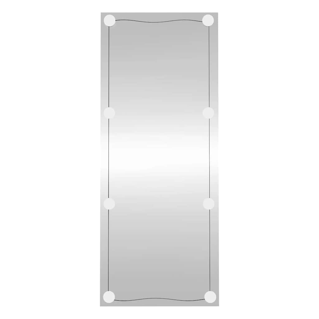 Miroir mural avec éclairage LED 40x100 cm Verre Rectangulaire