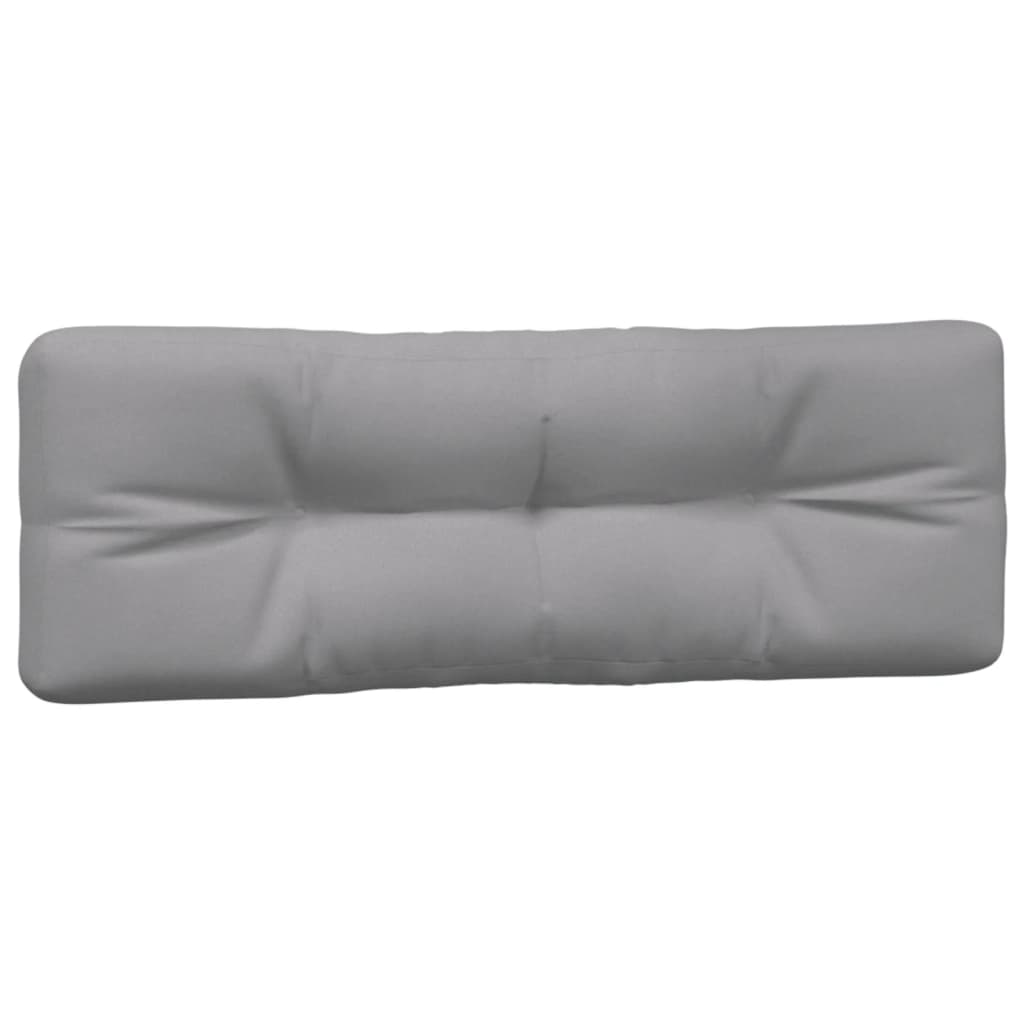 7-Piece Pallet Cushion Set, Grey Fabric