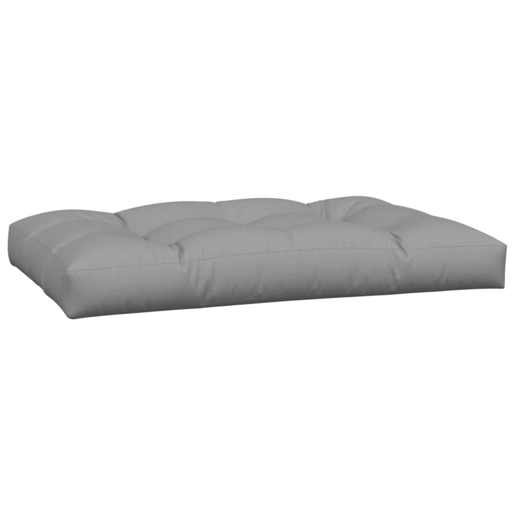 7-Piece Pallet Cushion Set, Grey Fabric