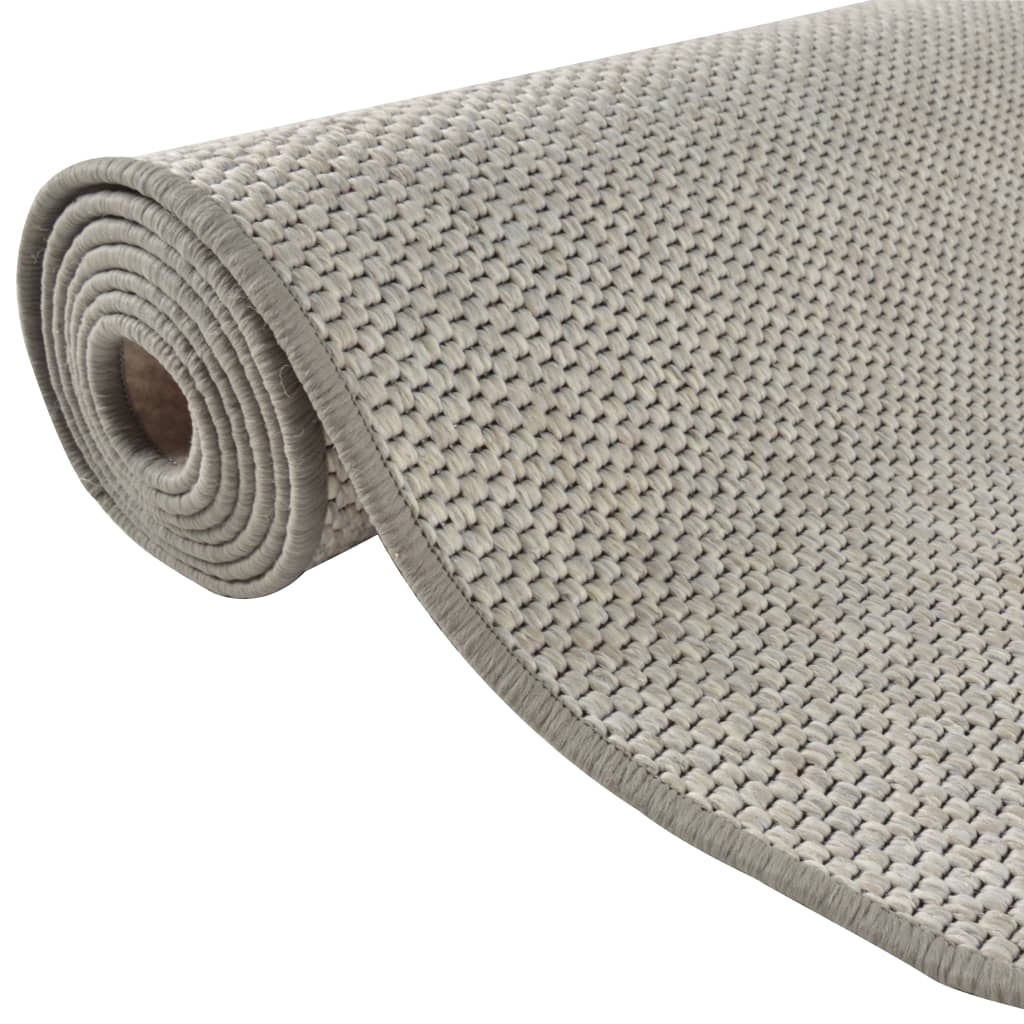 Sisal Look Runner Platina 50x250 cm