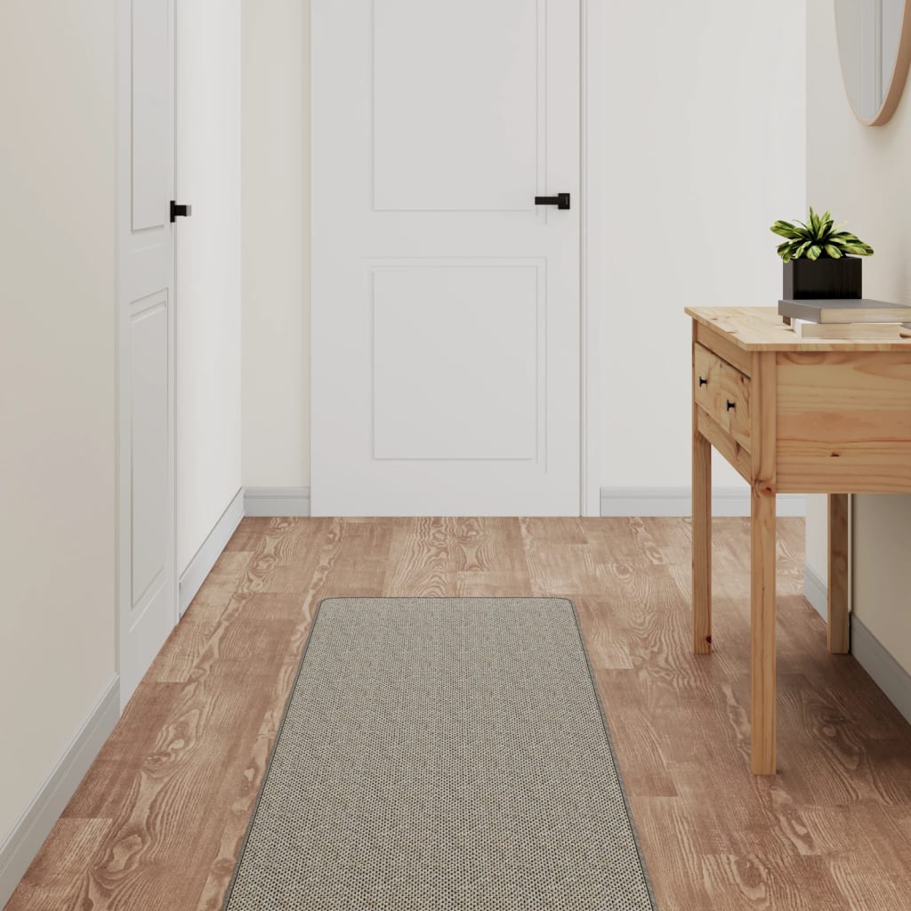 Sisal Look Runner Platina 50x250 cm