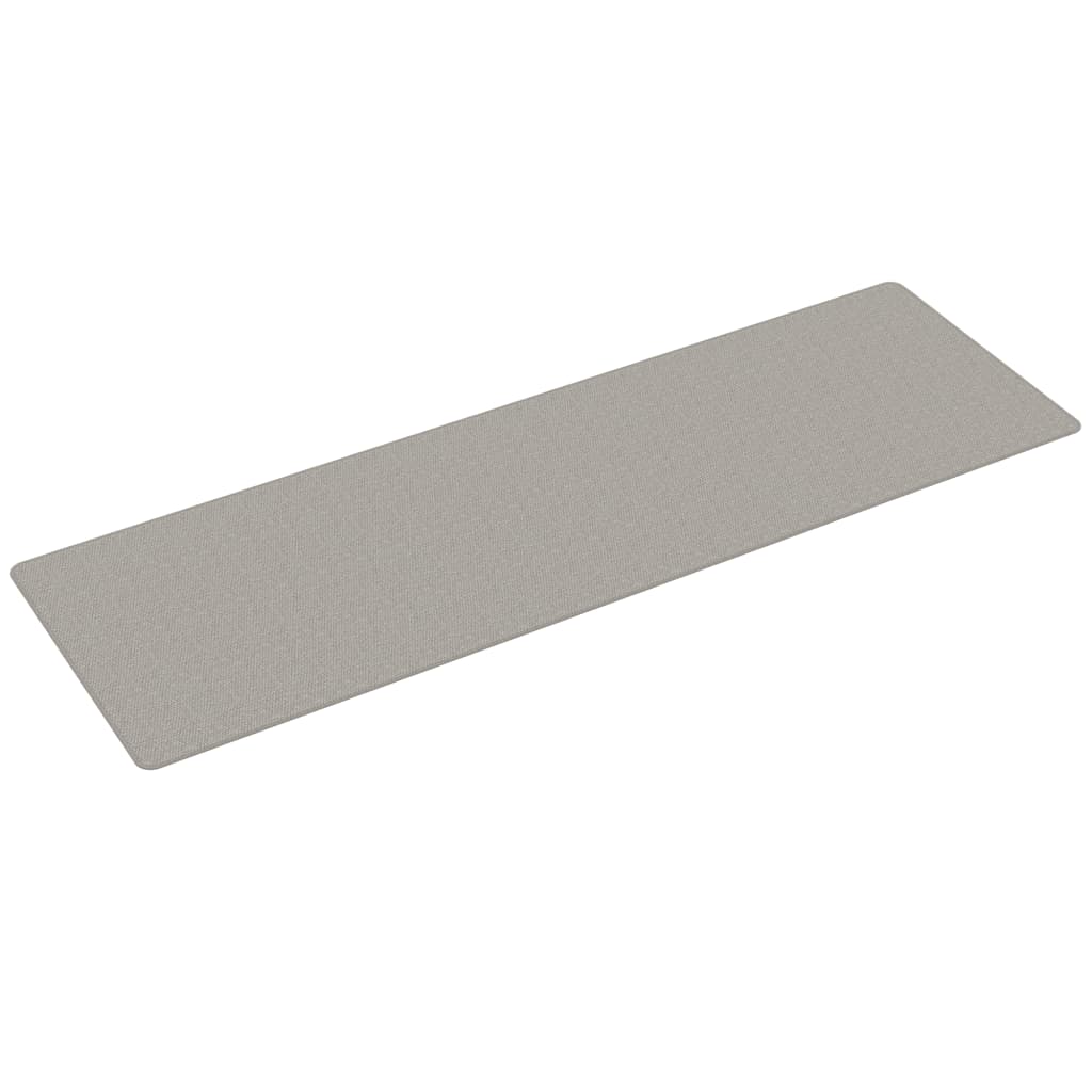 Runner Rug Sisal Look Platina 80x250 cm