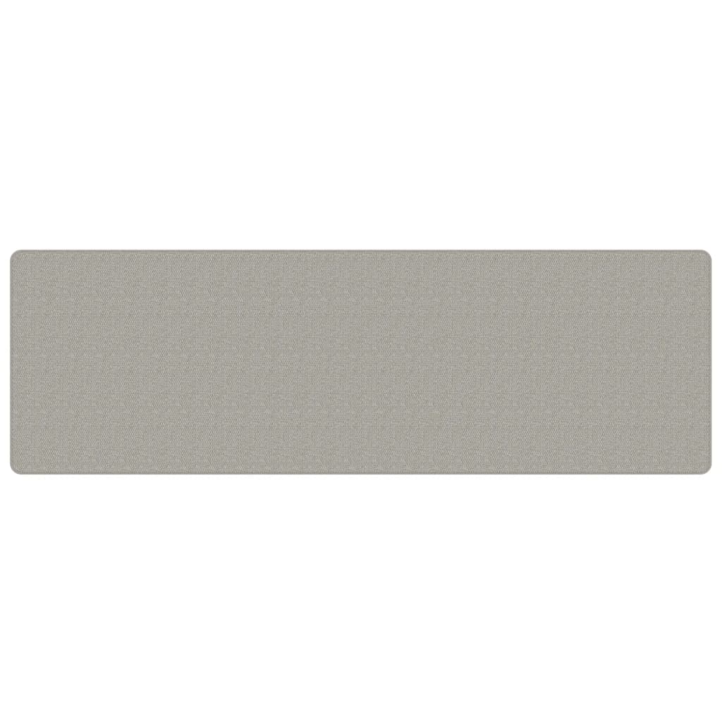 Runner Rug Sisal Look Platina 80x250 cm