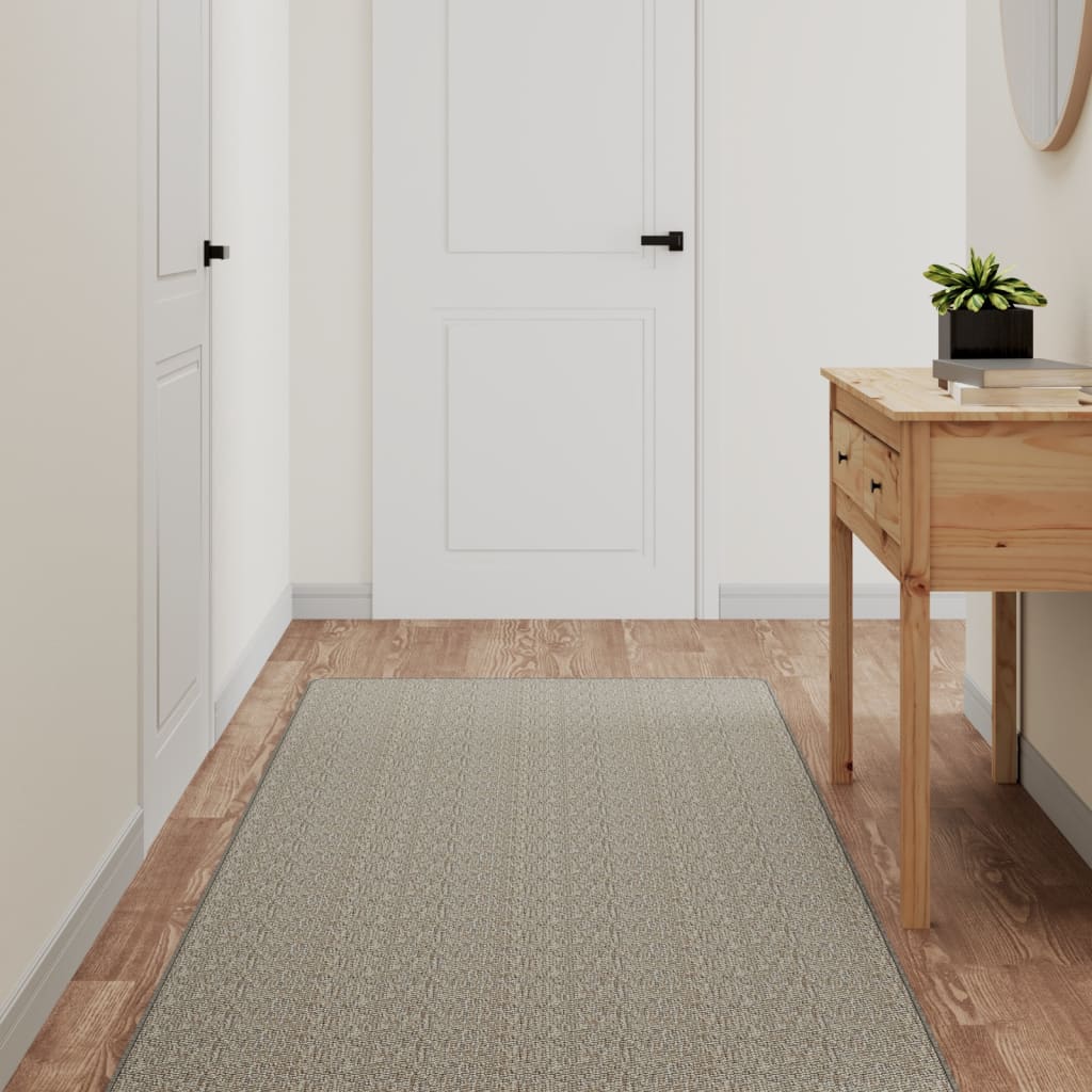 Carpet runner sisal look Platina 80x300 cm