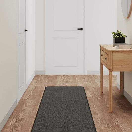Runner Rug Sisal Look Anthracite 50x250 cm