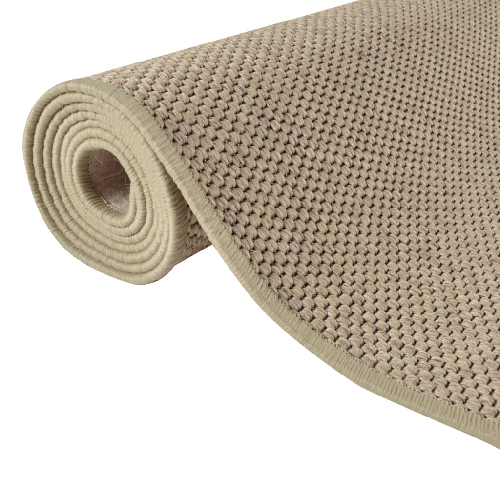 Sisal-Look Runner Rug Sand 80x300 cm