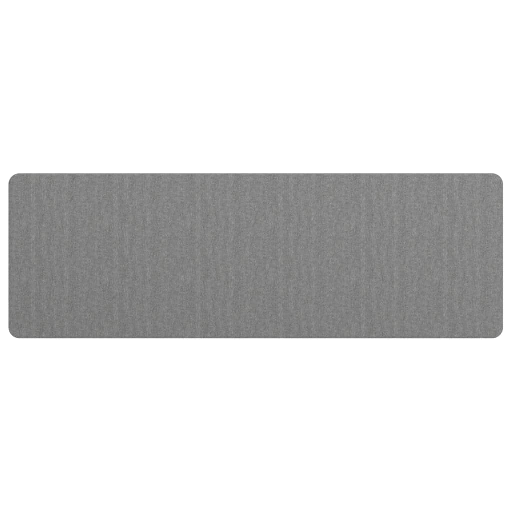 Tapis de couloir gris 60x180 cm