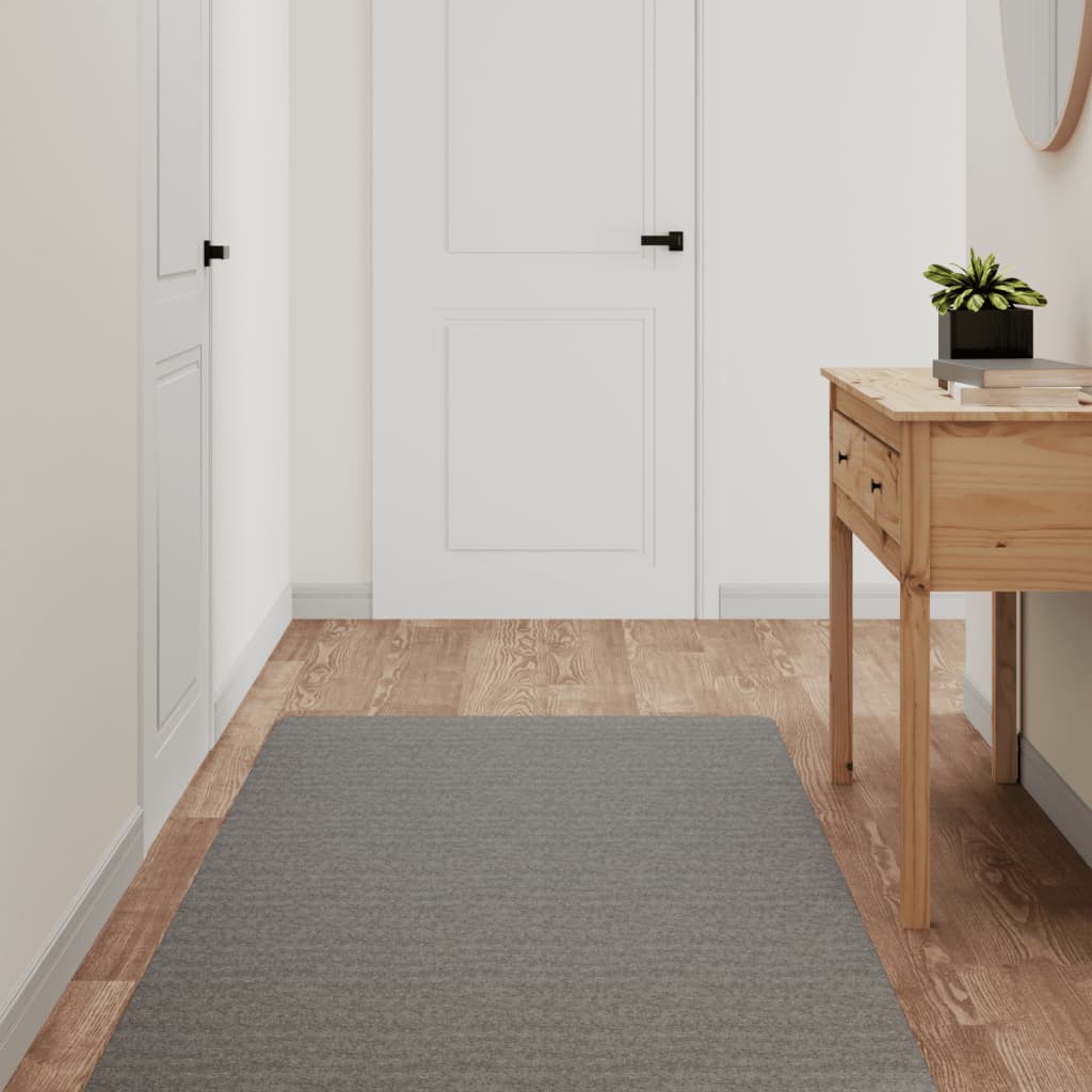 Gray Runner Rug 80x180 cm