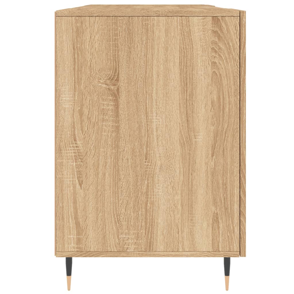 Bureau chêne Sonoma 140x50x75 cm panneau de particules