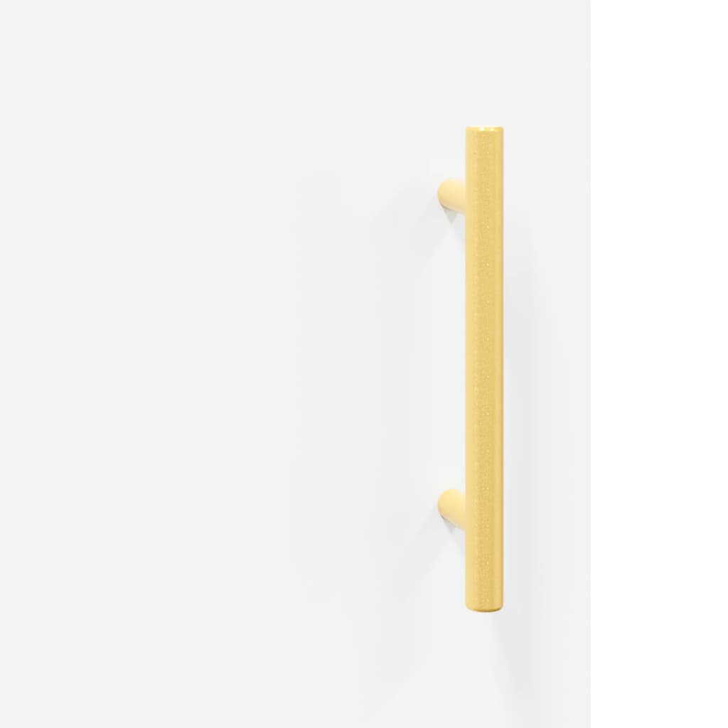 Desk White 140x50x75 cm Engineered Wood