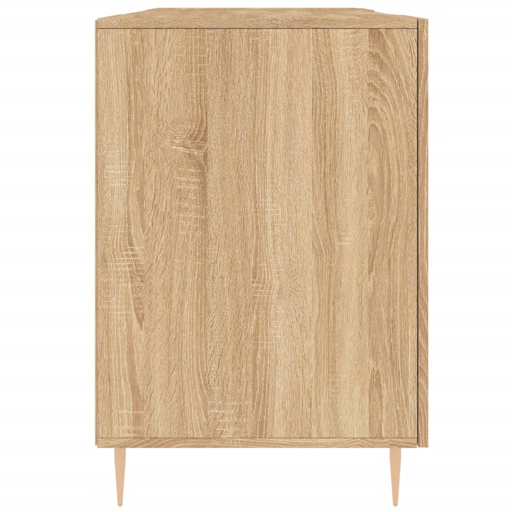 Bureau chêne Sonoma 140x50x75 cm panneau de particules