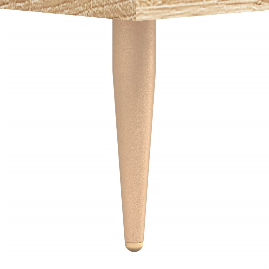 Bureau chêne Sonoma 140x50x75 cm panneau de particules