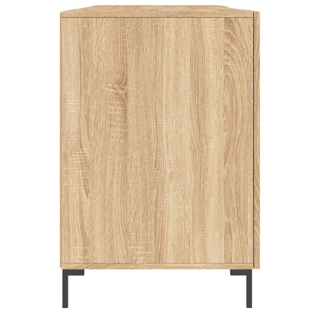 Bureau chêne Sonoma 140x50x75 cm panneau de particules