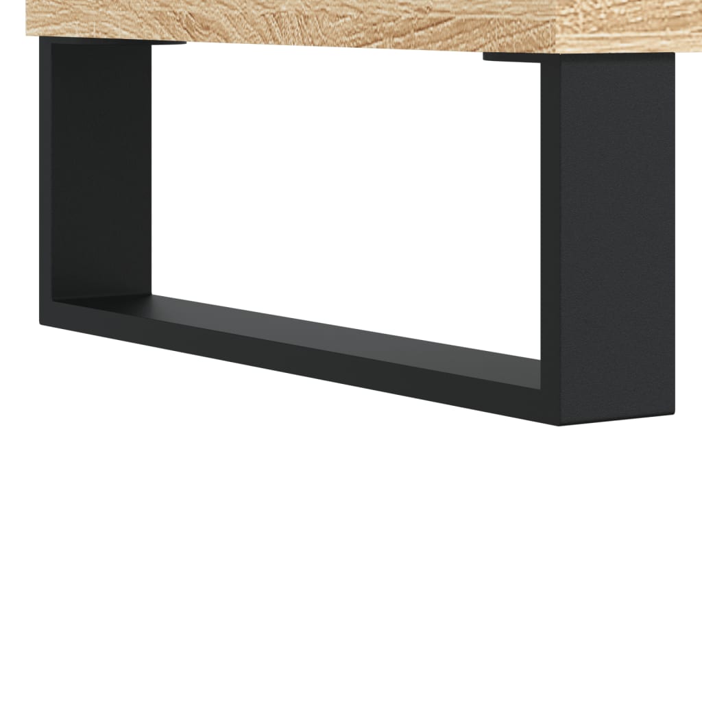 Desk Sonoma Oak 140x50x75 cm Engineered Wood